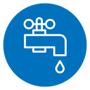 Faucet drip icon