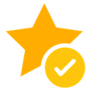 Features Star Check icon