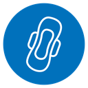 Feminine hygiene pad icon