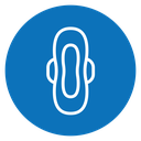 Feminine hygiene pad icon
