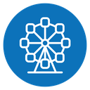 Ferris wheel icon