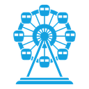 Ferris wheel icon