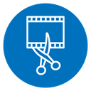Film editing icon