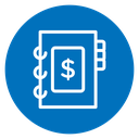 Financial log icon
