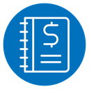 Financial log icon