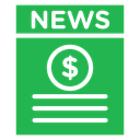 Financial News Dollar icon
