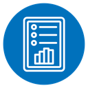 Financial report icon