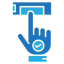 Finger authentication icon