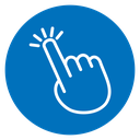 Finger tap icon