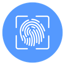 Fingerprint Color Filled icon