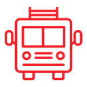 Fire engine truck icon