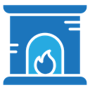 Fireplace Color Filled icon