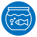 Fish bowl icon