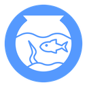 Fish bowl icon