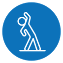 Fitness exercise icon
