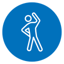 Fitness exercise 2 icon