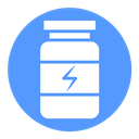 Fitness supplement Color Filled icon