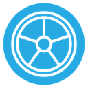 Five Spoke Car Wheel icon