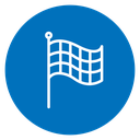 Flag checkered 2 icon