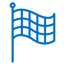 Flag checkered 2 icon