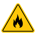 Flammable Warning Sign icon