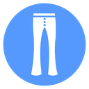 Flared Pants Buttons icon