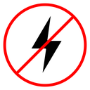 Flash off Color Filled icon