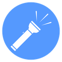 Flashlight Beam Color Filled icon