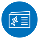 Flight Ticket Booking Color Filled icon