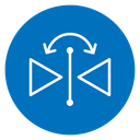 Flip horizontal 2 icon