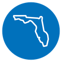 Florida map icon
