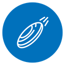 Flying disc icon