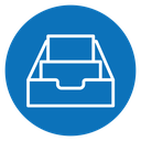 Folder box icon