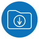 Folder download icon