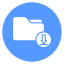 Folder Download Badge icon