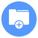 Folder Plus Circle icon
