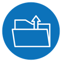 Folder upload icon