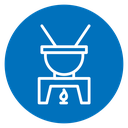 Fondue pot icon