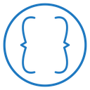 Font brackets icon