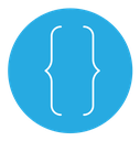 Font brackets icon