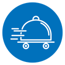 Food delivery icon