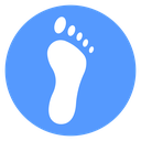 Foot Color Filled icon