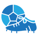 Football soccer shoes icon