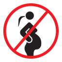 Forbidden pregnant icon