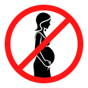 Forbidden pregnant icon