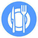 Fork Knife Plate icon