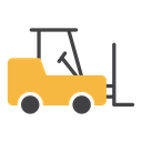 Forklift loader icon