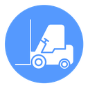Forklift Color Filled icon