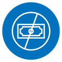 Free of charge icon