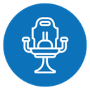 Gaming chair icon